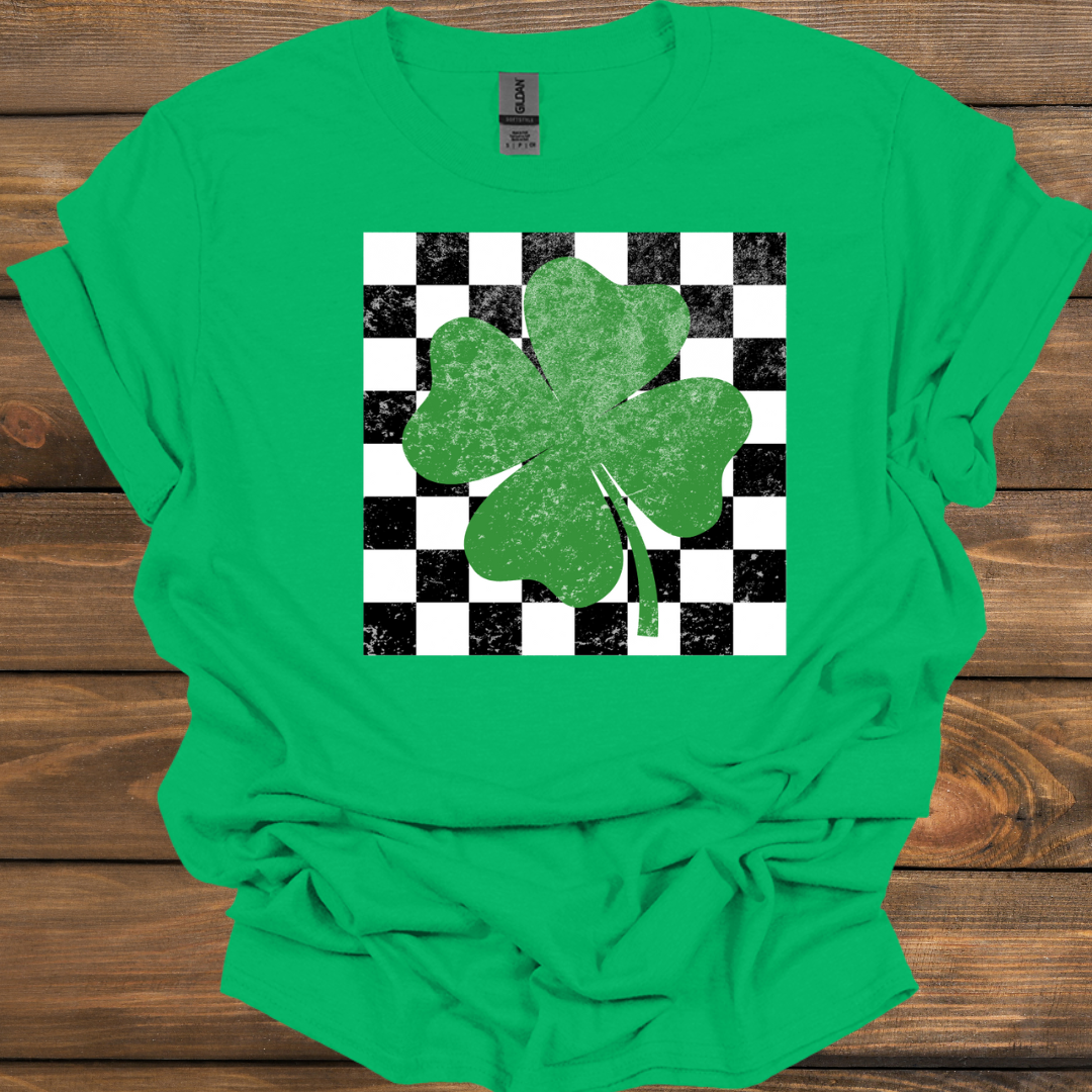 St. Patty's Checkered Clover