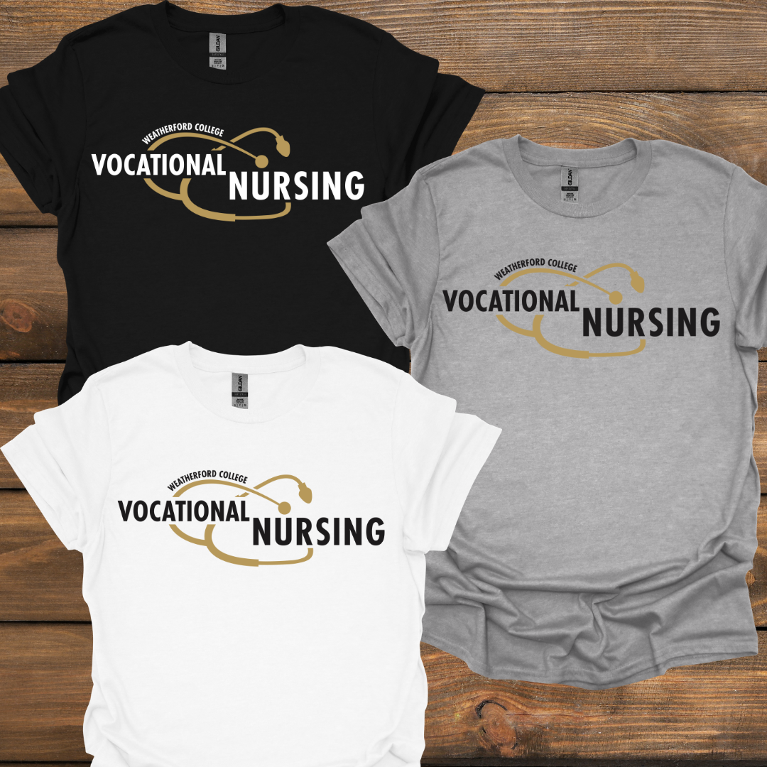 WC Vocational Nursing Tshirt - Design 1
