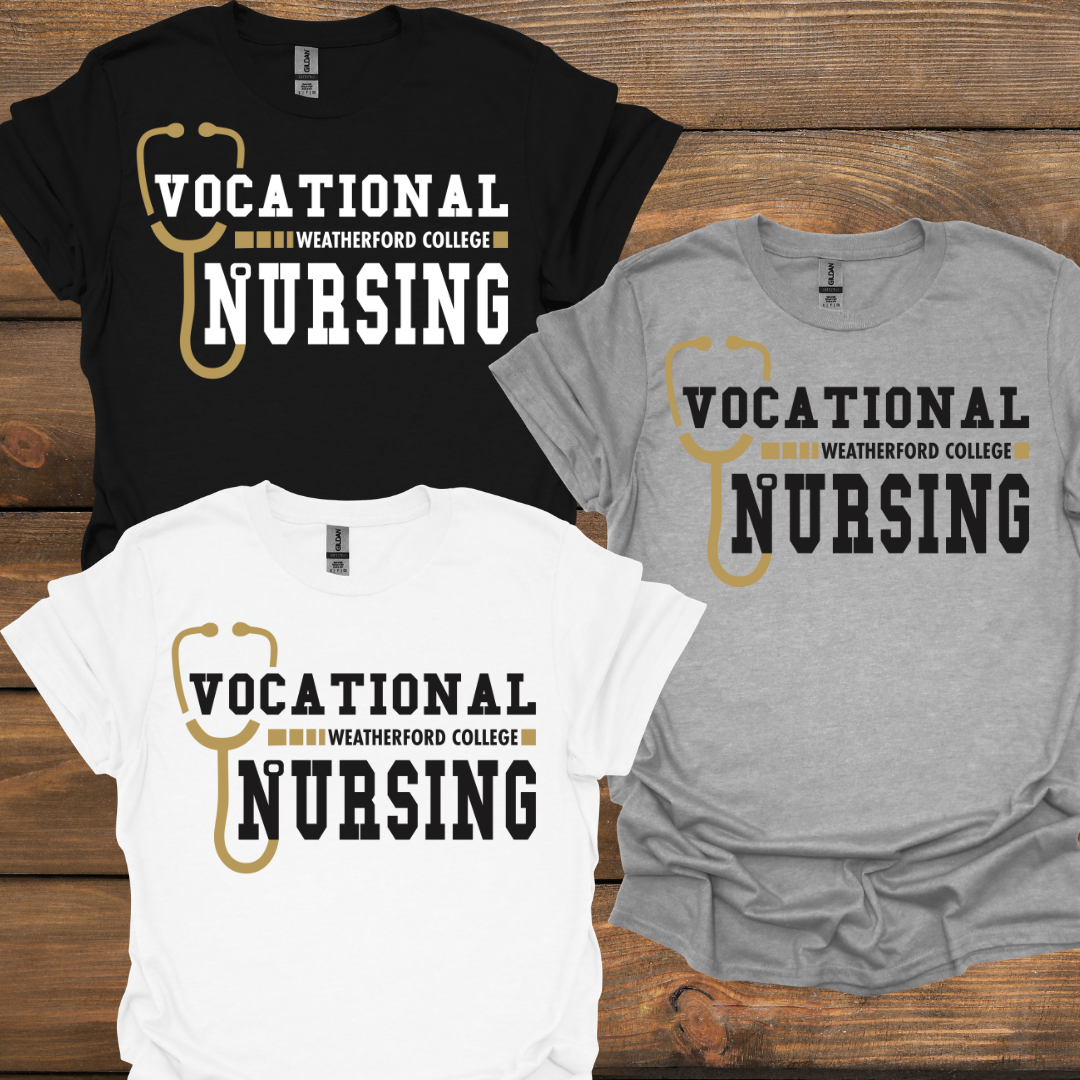 WC Vocational Nursing Tshirt - Design 2
