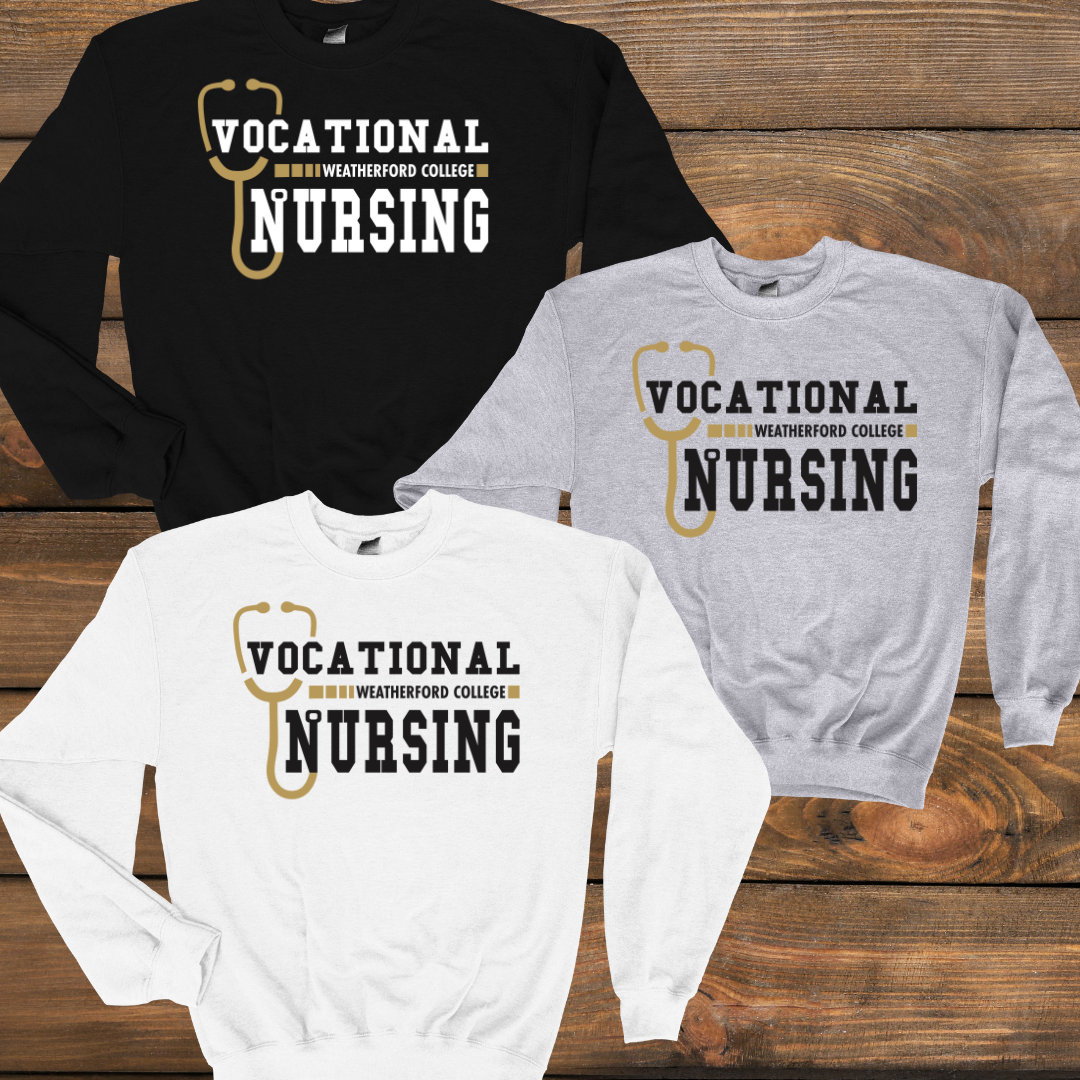WC Vocational Nursing Crewneck - Design 2
