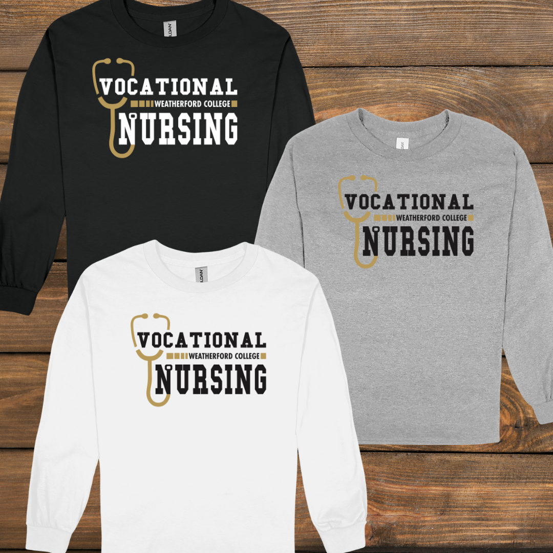 WC Vocational Nursing Long Sleeve - Design 2