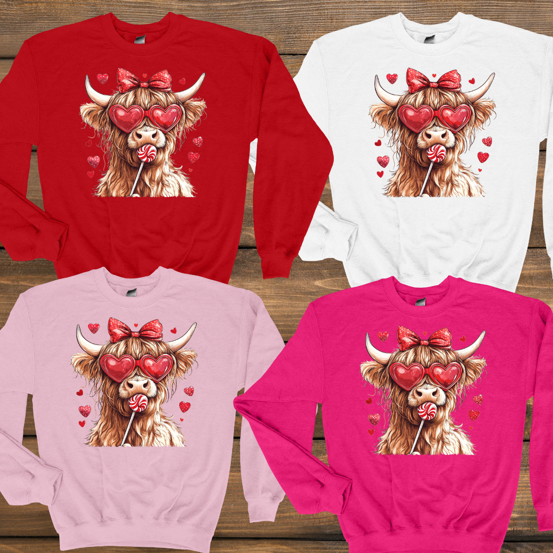 Valentine Highland Cow