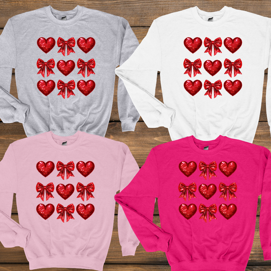 Heart Bow Tic Tac Toe