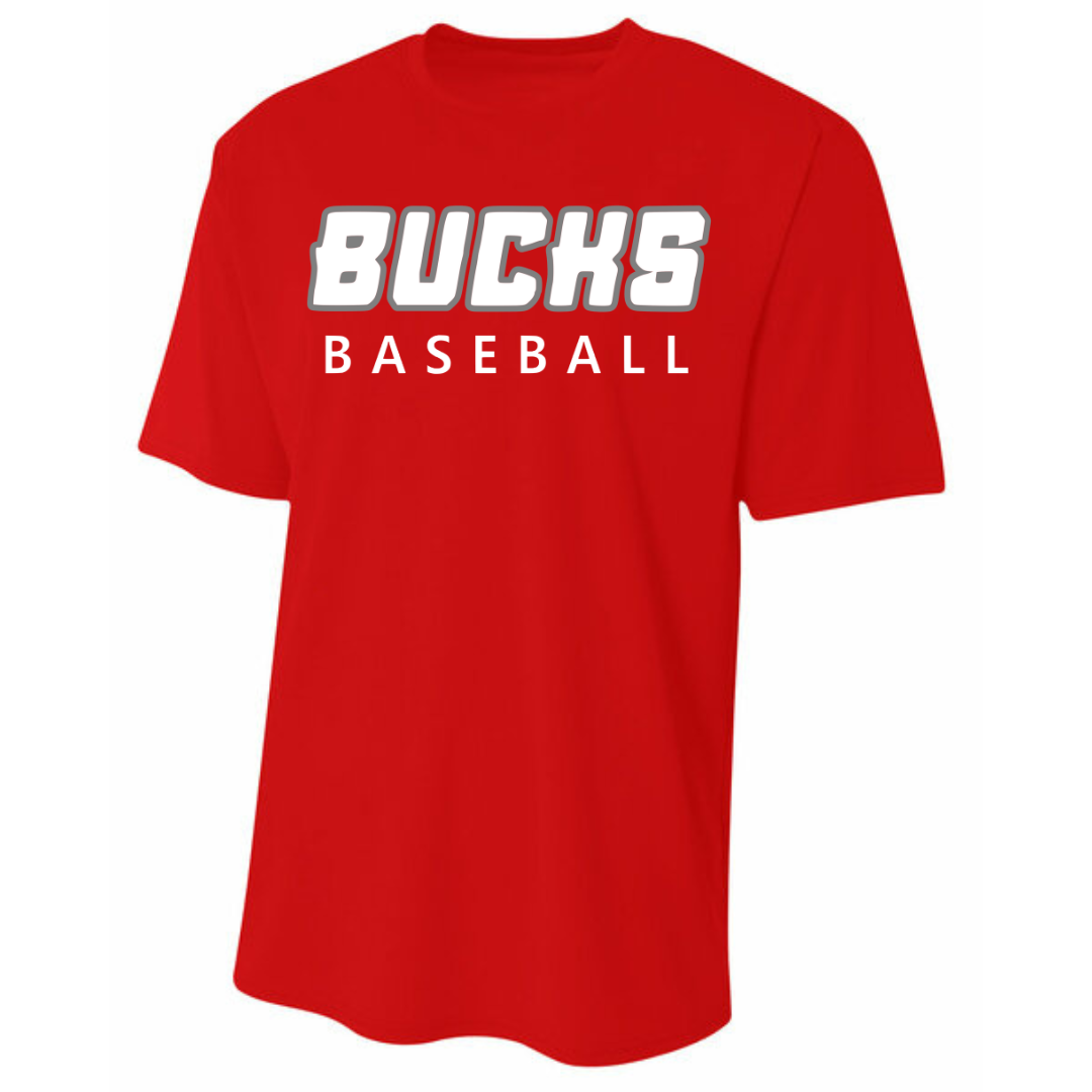 Red Bucks Baseball - Short Sleeve