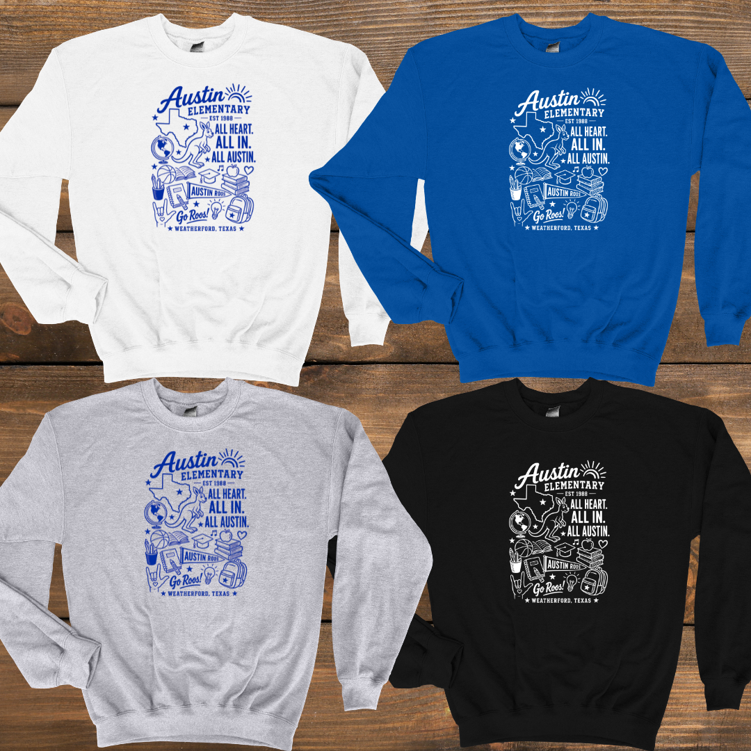 Austin Collage- Crewneck