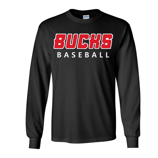 Black Bucks Baseball - Long Sleeve T-Shirt