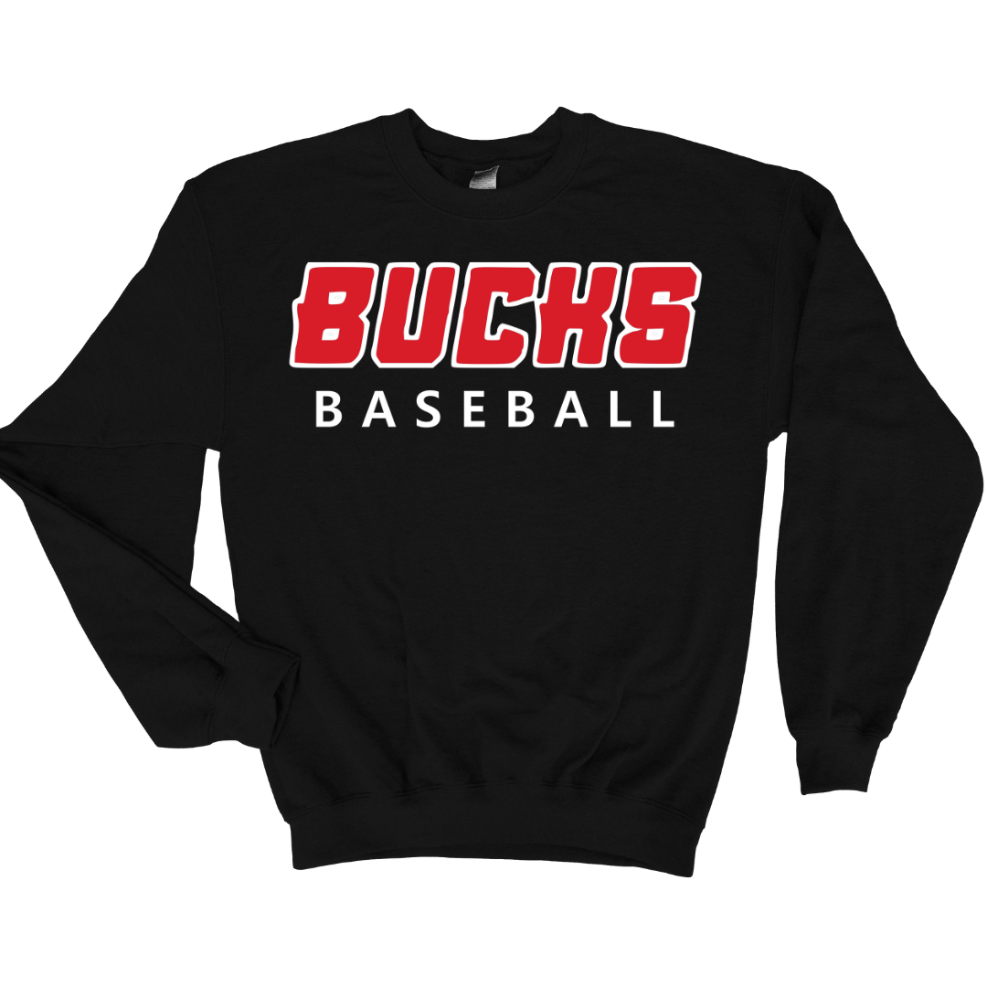 Black Bucks Baseball - Crewneck