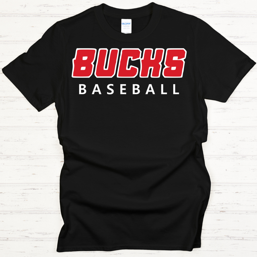 Black Bucks Baseball T-Shirt