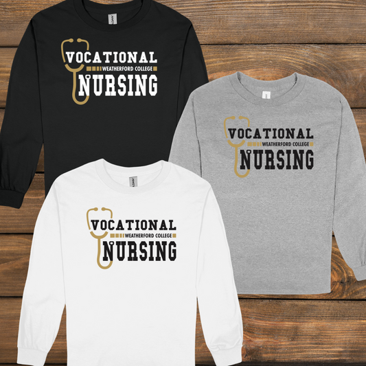 WC Vocational Nursing Long Sleeve - Design 2
