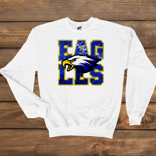 Eagles Faux Glitter Multicolor - Crewneck (3 colors)