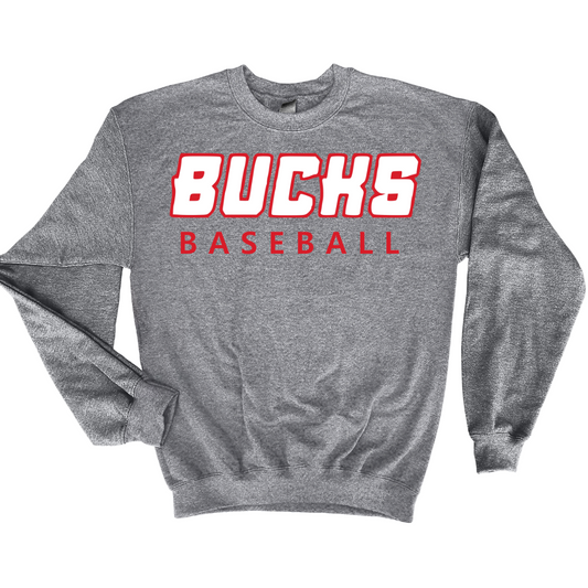 Grey Bucks Baseball - Crewneck