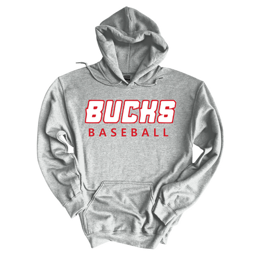 Grey Bucks Baseball - Hoodie