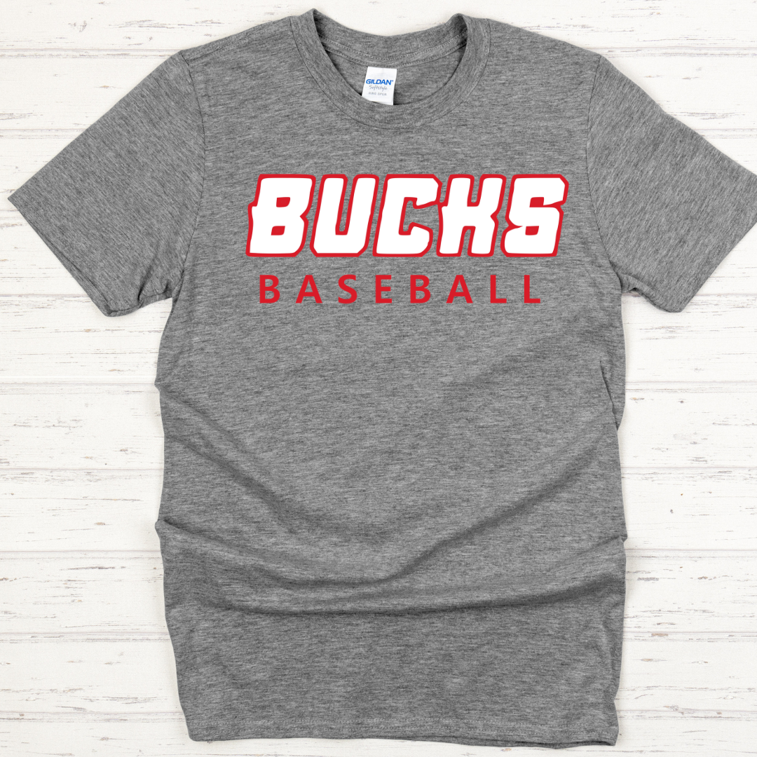 Grey Bucks Baseball T-Shirt