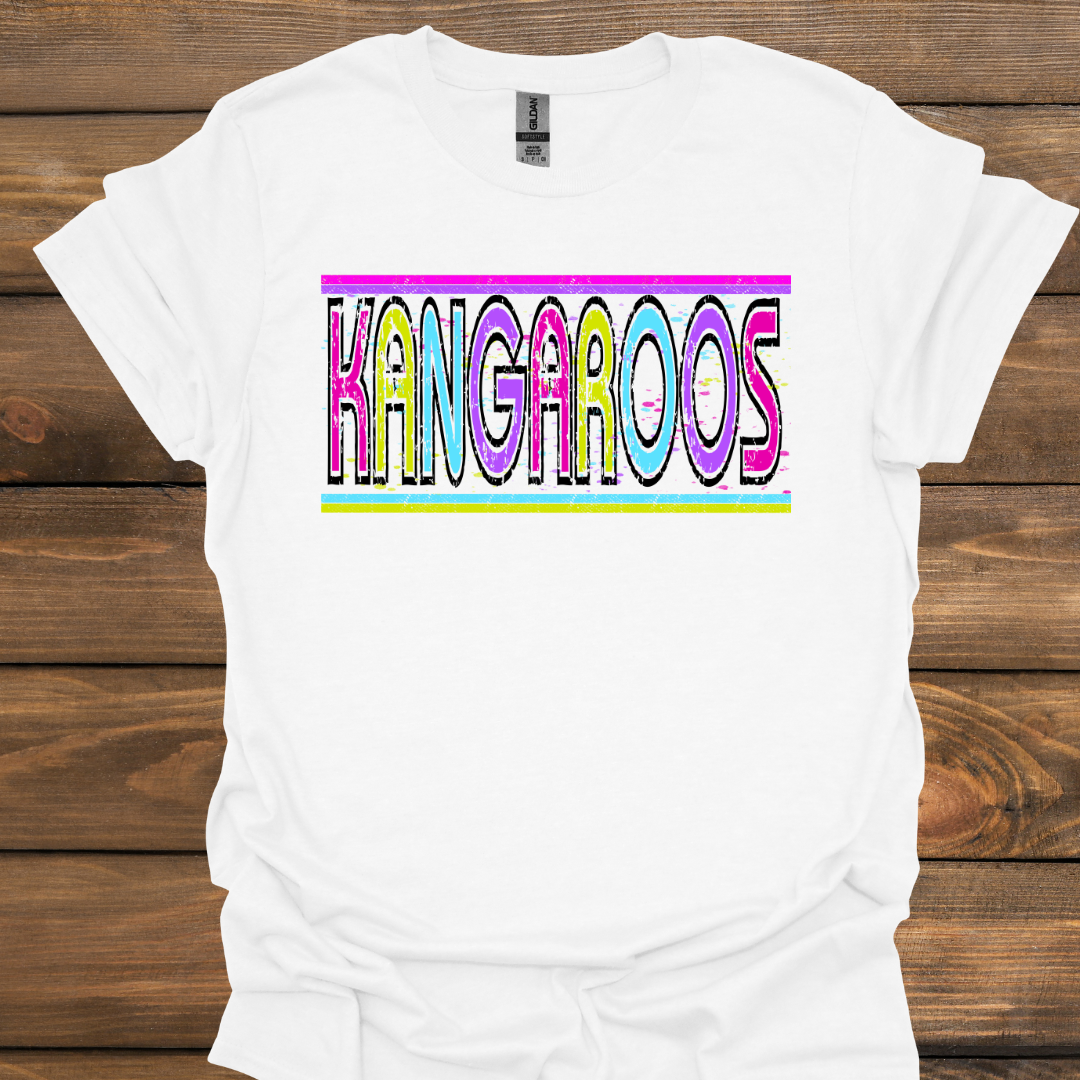Kangaroo Neon Block