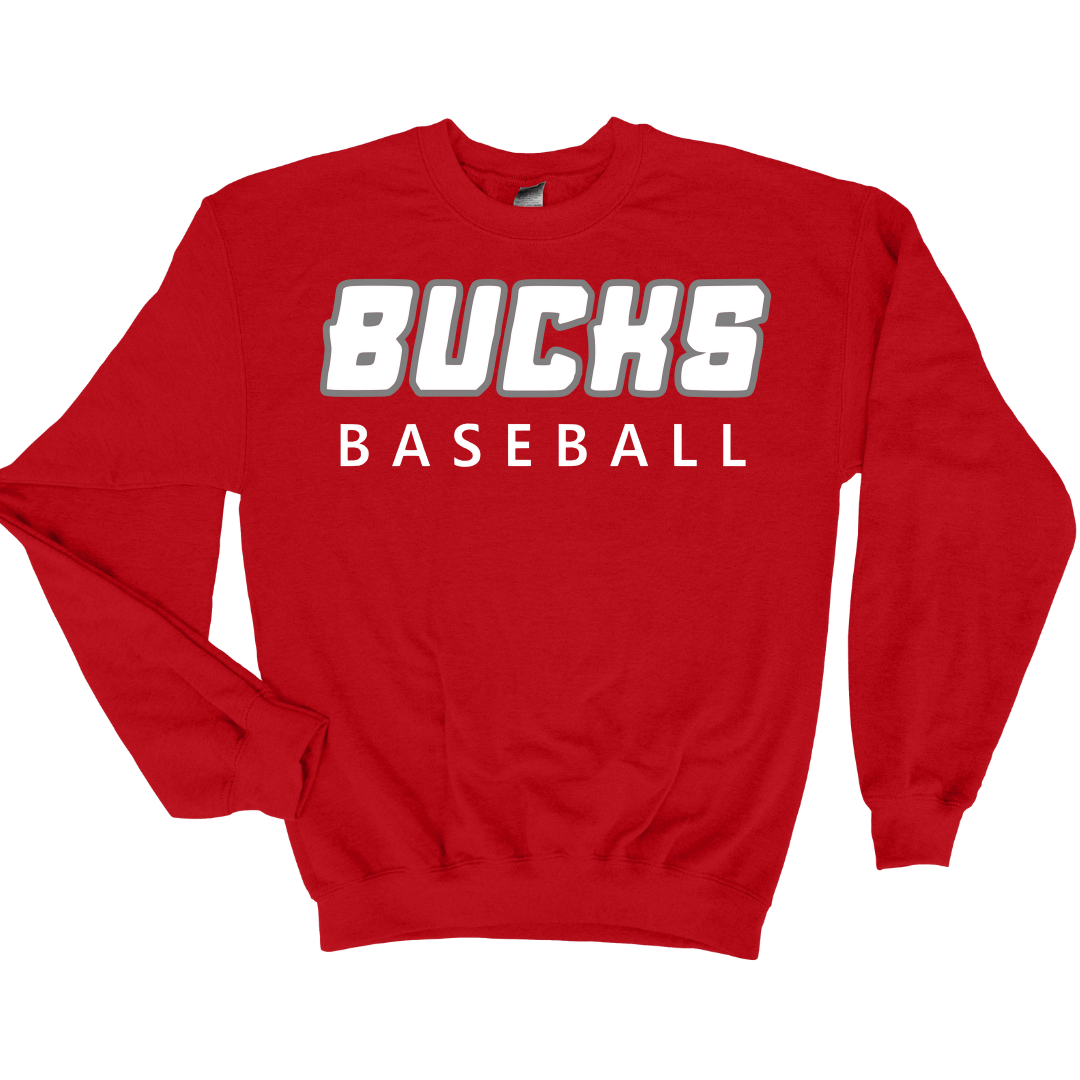 Red Bucks Baseball - Crewneck