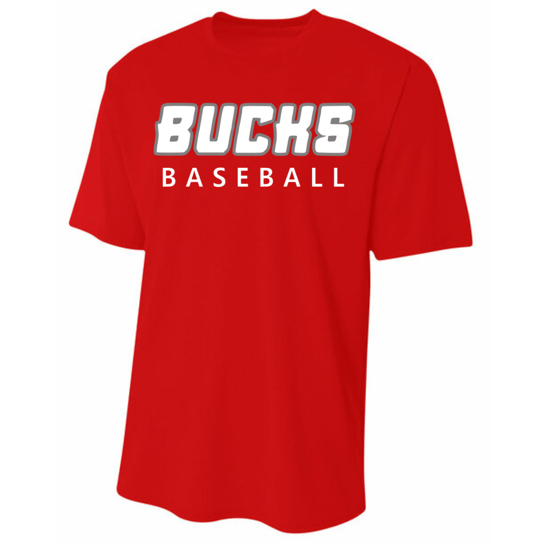 Red Bucks Baseball - DRI FIT