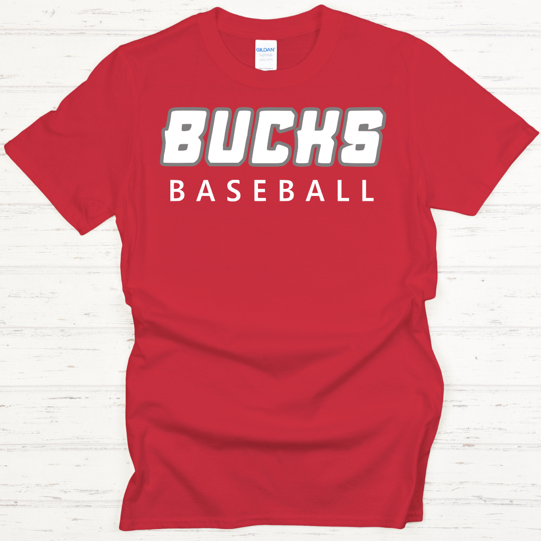 Red Bucks Baseball T-Shirt